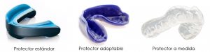 Protectores bucales, tipos